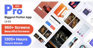 Prokit Flutter UI kit | Flutter UI Design Templates – Buy Apps, Themes ...