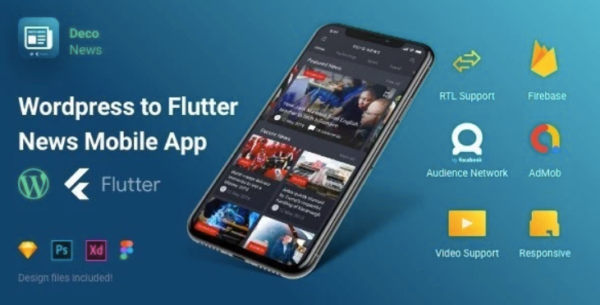 Flutter - Deco News - Mobile App for Wordpress