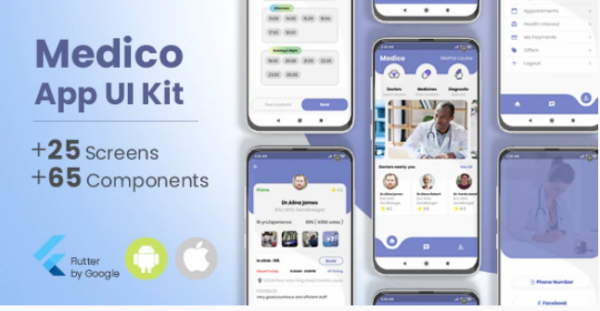 Medico Flutter App UI Kit