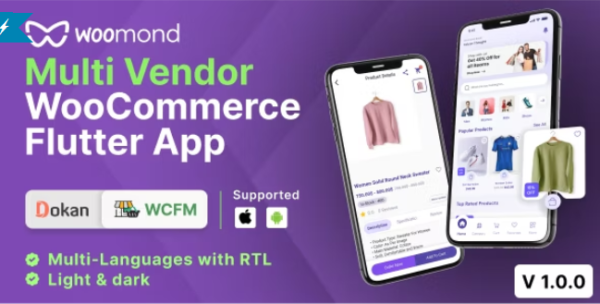 WooMond WooCommerce - Flutter eCommerce Mobile App