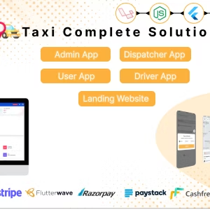 Flutter Complete Taxi Booking Solution