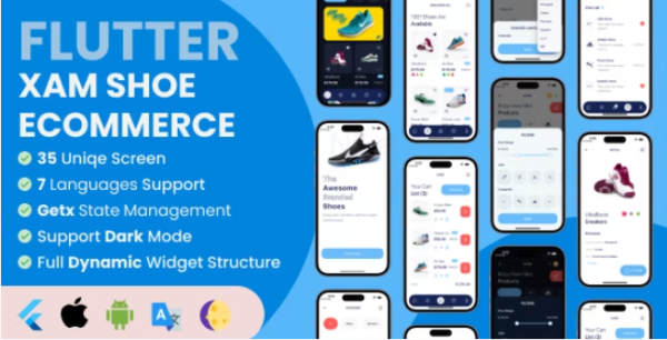 Flutter Xam Shoe Commerce App