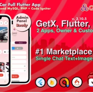 Flutter app for car rent