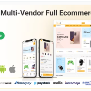 Multivendor eCommerce Flutter App with Admin Panel & Website