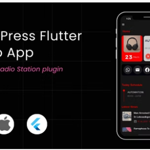 WordPress Flutter Radio App