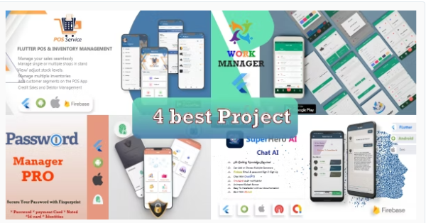 4 In 1 - Best Bundle of Flutter App 2023