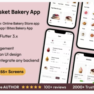 BreadBasket UI Template Online Bakery Store app