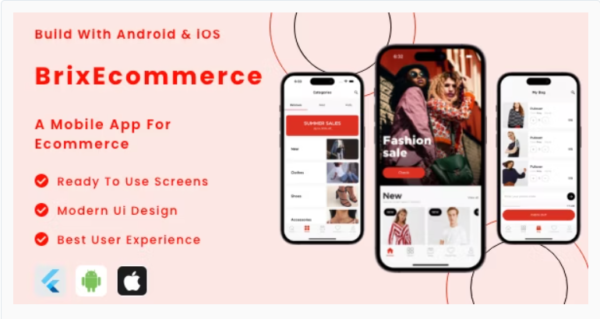 BrixEcommerce App - Flutter Mobile App Template