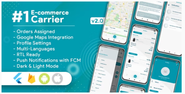 Carrier For E-Commerce Flutter App