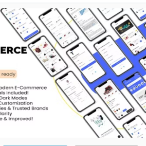 Flutter Modern and Minimal E-Commerce App UI Kit.