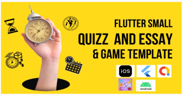 Flutter Quiz and Essay and Kids Game Template