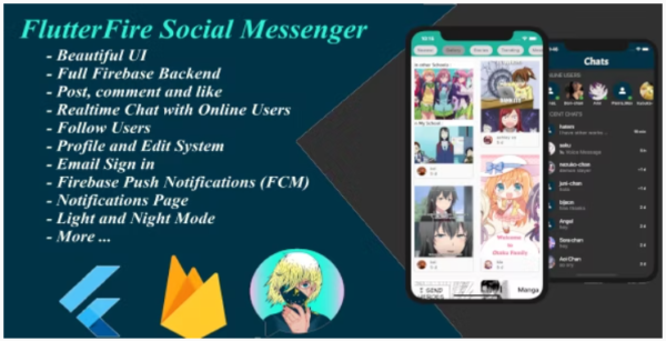 Flutter Social: Chat and Messaging app with Flutter and Firebase