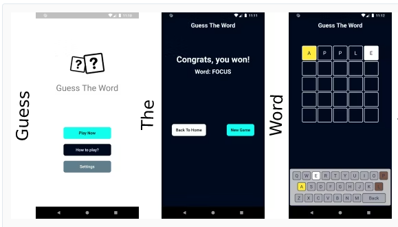 Guess The Word – Flutter App – Buy Apps, Themes, UI, Templates, Plugins ...