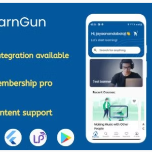 LearnGun - Learnpress LMS Flutter app