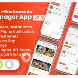 Manager / Owner for Multi-Restaurants Flutter App