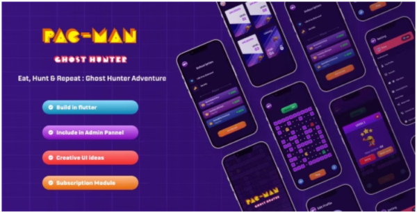 PacMan - Flutter Application with Admob and subscription
