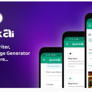 QuickAI - AI Content Writer, Image Generator, ChatGPT Flutter APP