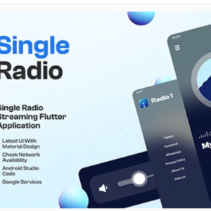 Single Radio Station- Flutter Full App