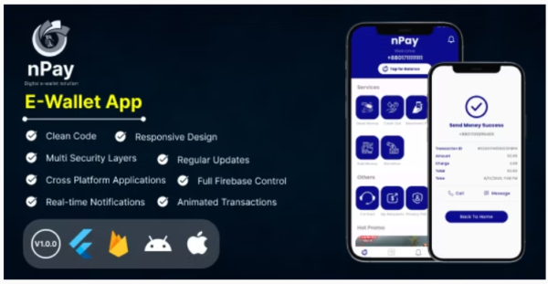 nPay - Flutter e-wallet application