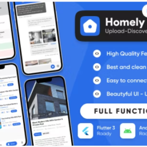 Homely : A complete real estate app : Directory Listing Buy-Sell-Rent : Flutter/Laravel