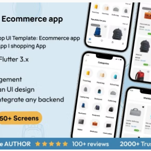 BagBuddy E-commerce app UI Template: Ecommerce app in Flutter(Android, iOS) App | Shopping App