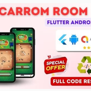 Carrom Room, Flutter Android Game App