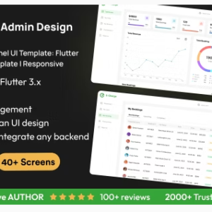 EVChargeHub Admin Panel UI Template: Flutter Admin & Dashboard Template | Responsive
