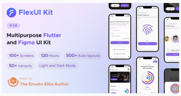 FlexUI Kit Flutter - Best Flutter UI Kit