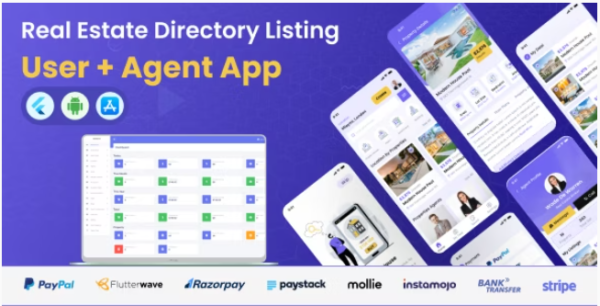 Homeco - Real Estate Directory listing Flutter App with Admin Panel