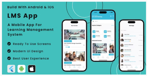 LMS App - Online Learning Management Course App Flutter