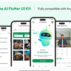 Prime AI Flutter UI Kit - AI Chat, Image Generator, Video Generator, AI Content Writer