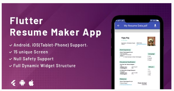 Resume Maker Flutter App