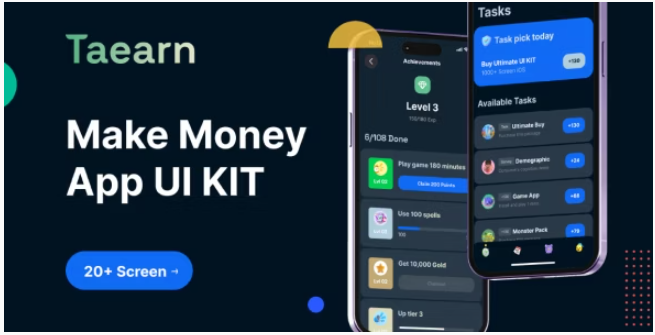 Taearn - Make Money Flutter App