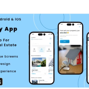 Property App - Real Estate | Property Booking Flutter App | Android | iOS Mobile App Template