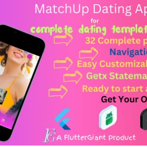 Flutter Dating App Template/ Ui / Design for Android and Ios