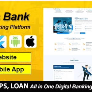 Genius Bank - All in One Digital Banking System with Flutter App