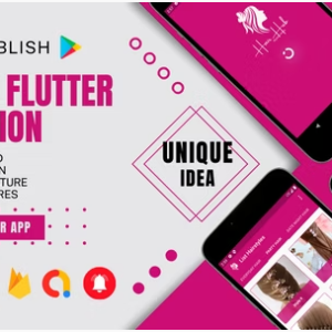Hair Hub Complete Flutter Application Solution - Admin & User Apps, Unique Idea