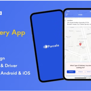 Parcela Flutter Logistic Mobile App UI