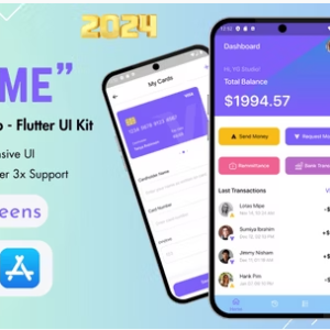 PayMe v1.2 - eWallet Mobile App | Flutter UI Kit Only