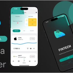 Fintech | Flutter Real Time Finance and Wallet Application UI Kit.
