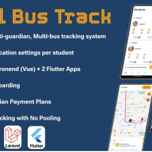 SchoolBusTrack-Multi School System for School Bus Tracking-Two Flutter