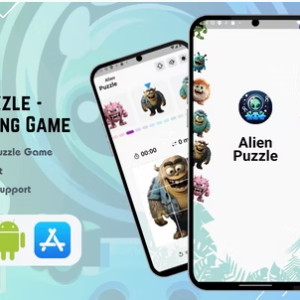 Alien Puzzle Slide Matching 2D Game