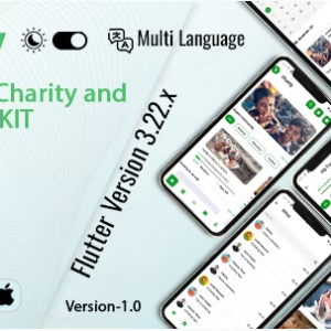 Charity & Fundraising Completed Uikit Flutter