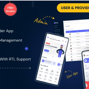 Fixit | Multi Vendor On Demand, Handyman, Home service Flutter App with Admin Complete Solution