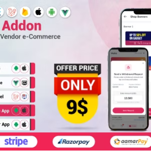 Ready eCommerce - E-Commerce Seller App | Store App | Provider App | Vendor App Addon