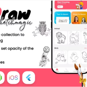 AR Draw Sketch & Paint Flutter Application | PHP Admin Panel