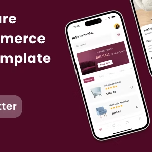 Furniture E-Commerce App Template in Flutter | Furniture Buy App Template | Furnitureex