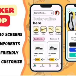 SneakerShop - Sneaker e-Commerce Flutter UI Template