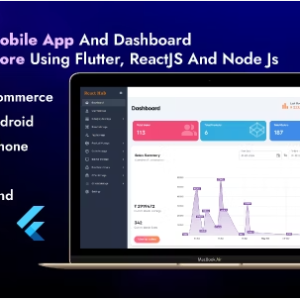 Ecommerce Mobile app and Dashboard for Fashion Store Using Flutter, react js and Node Js