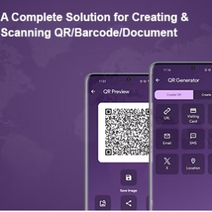 SmartScanner - A Complete Soluion for Creating & Scanning QR/Barcode/Documents